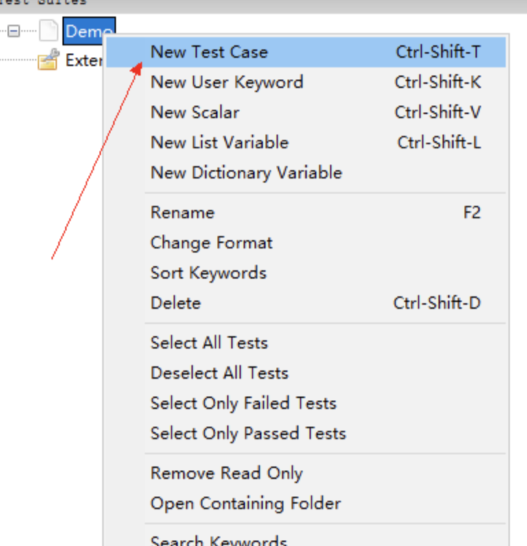 Create Test Case