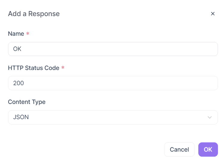creating a new endpoint response