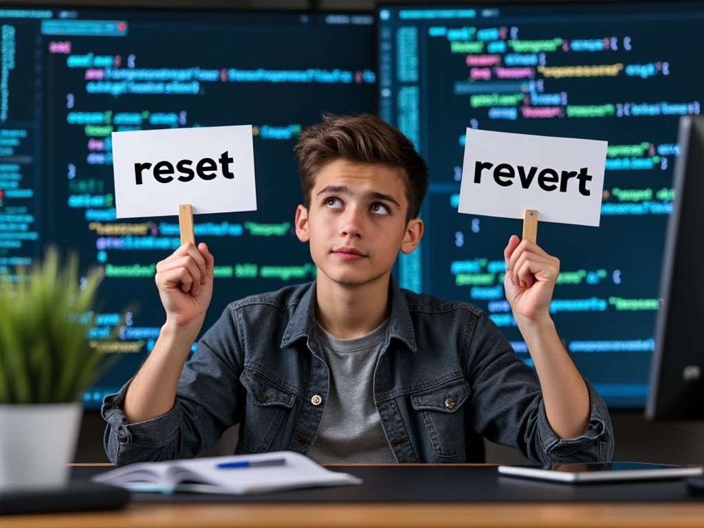 Diferenciação entre 'git reset' e 'git revert'