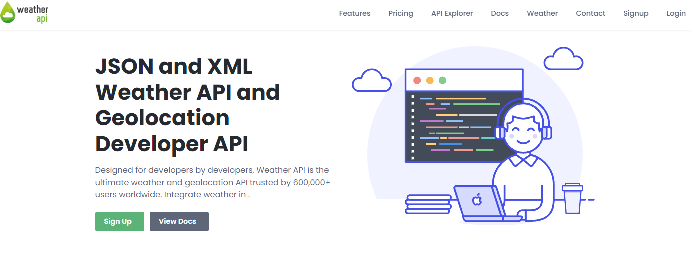 weatherapi official website