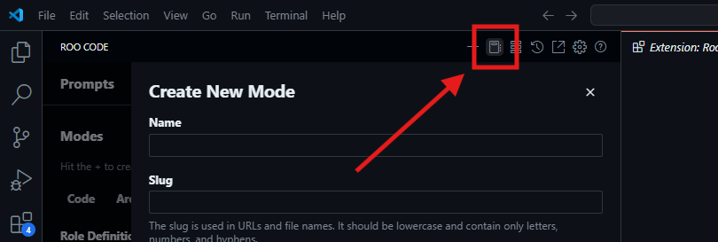 roocode panel