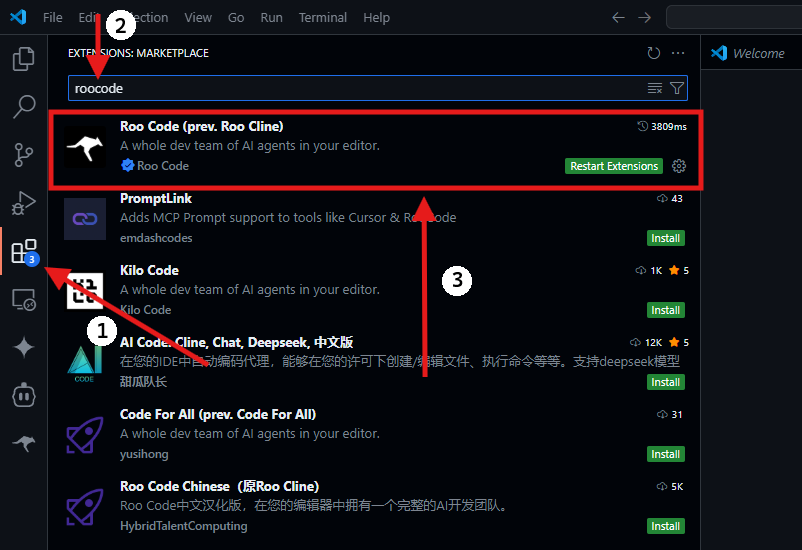 install roocode
