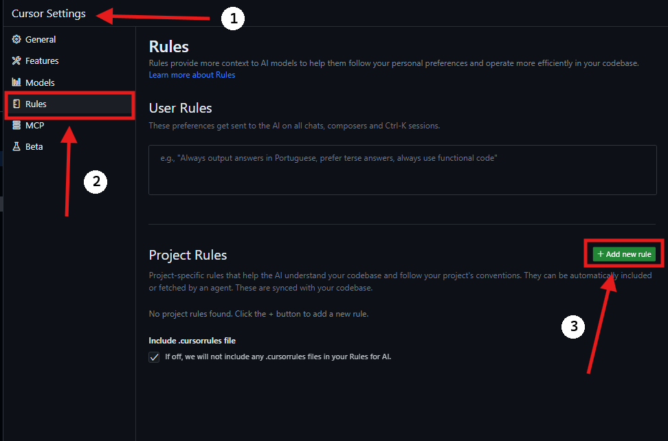 project rules