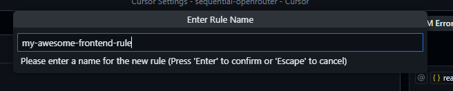add a custom name