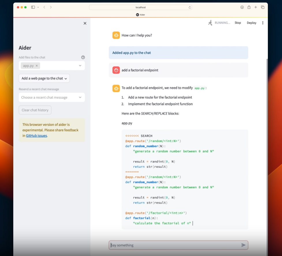 aider browser