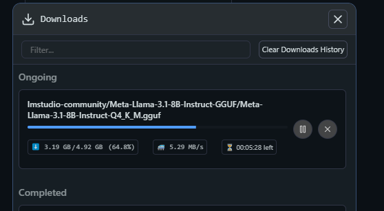 lm studio model downloading