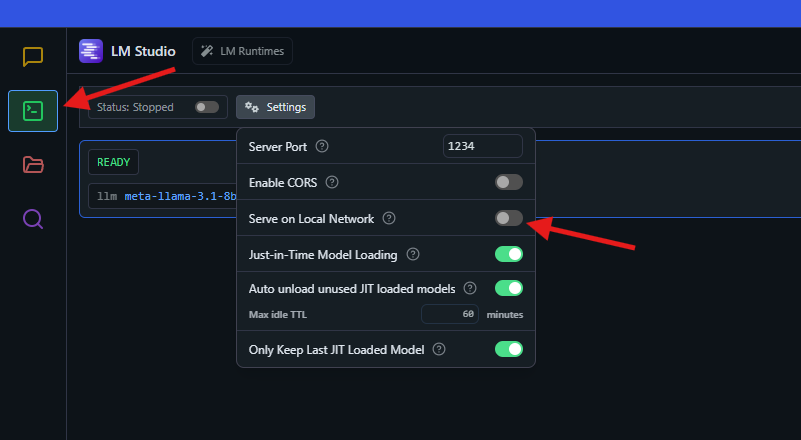 lm studio api