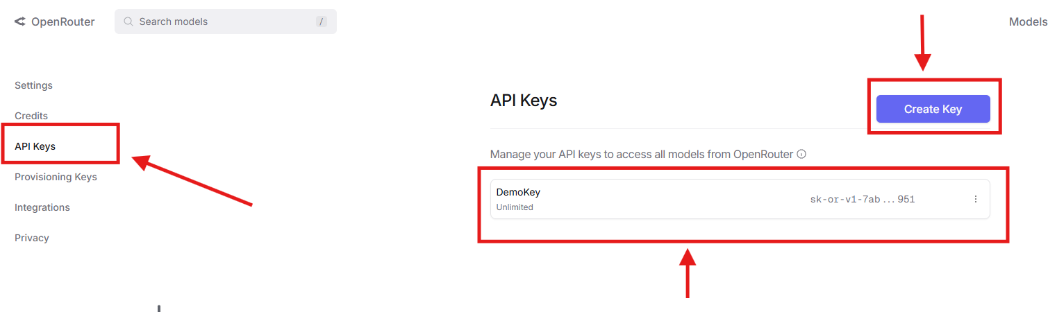 create a key