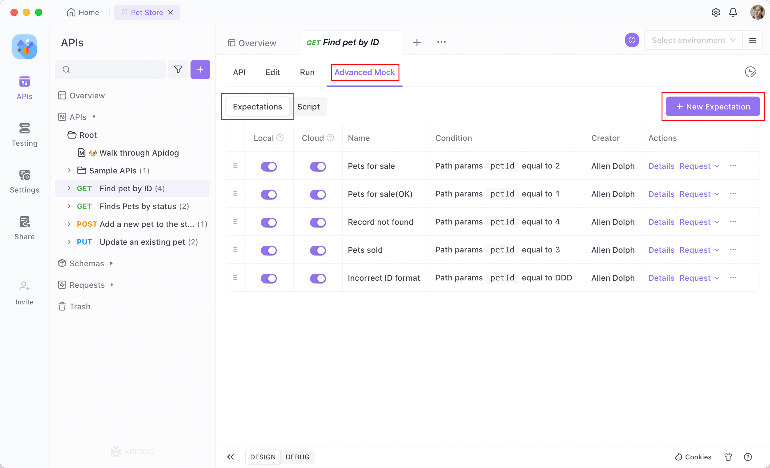 Apidog Ui image