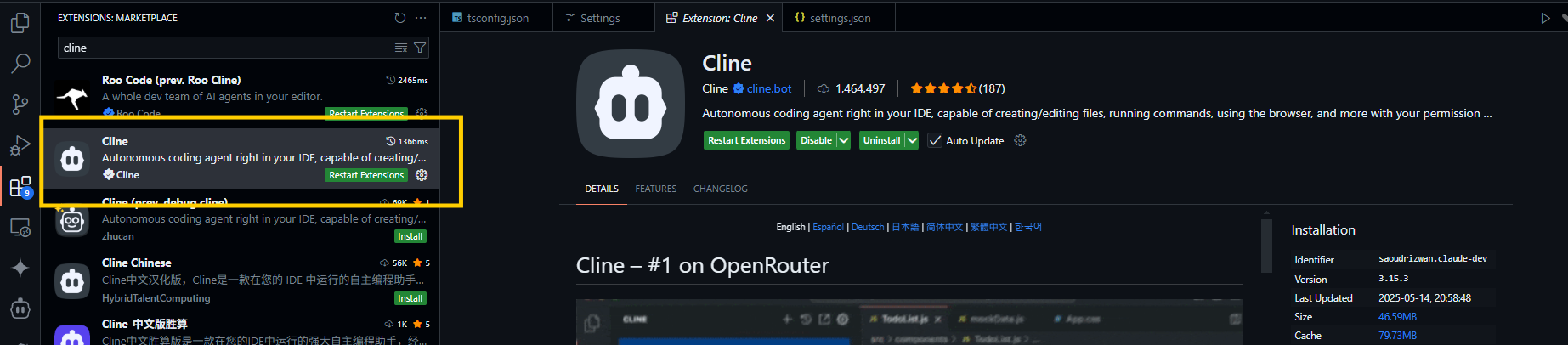 cline bot