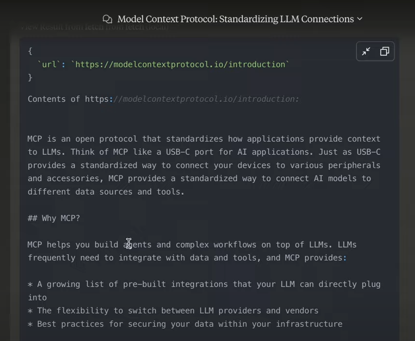 fetch mcp markdown