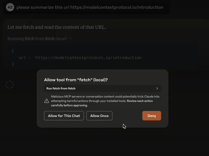 use mcp prompt msg