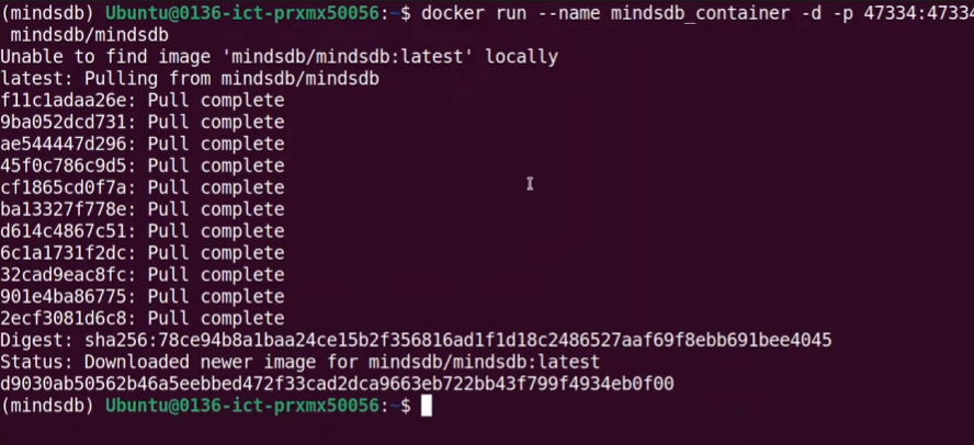 install mindsdb
