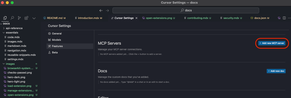 add mcp server