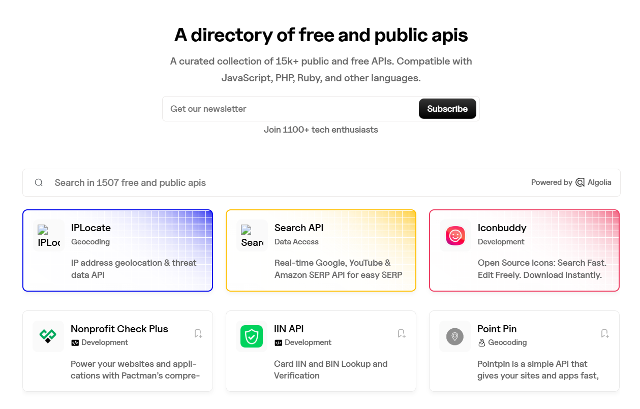 Top 10 Best RapidAPI Alternatives For Developers