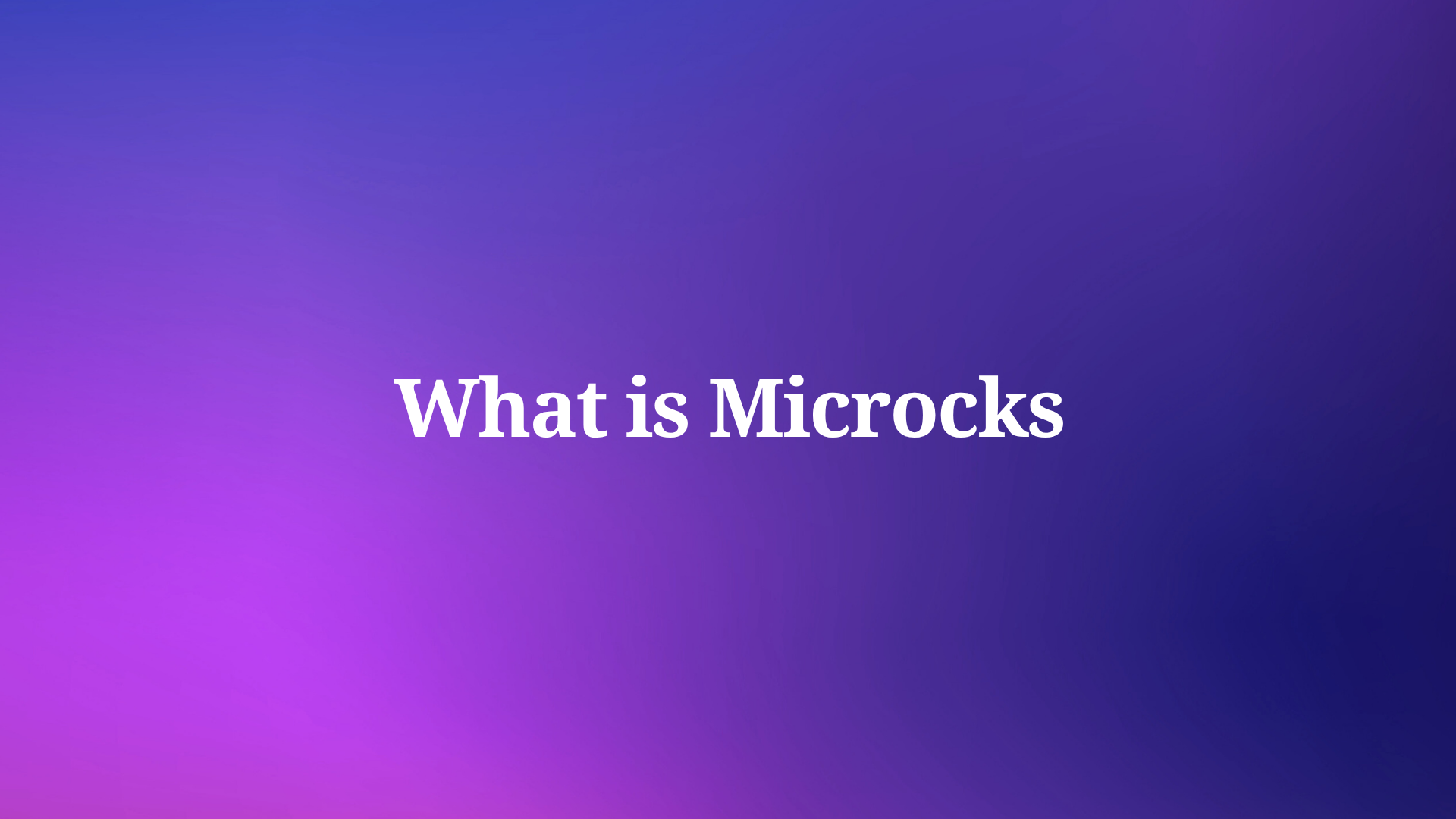 What is Microcks ?