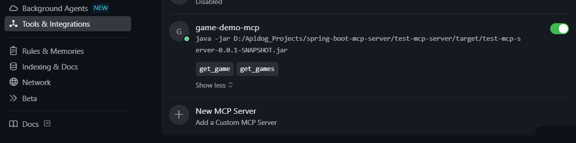 edit cursor mcp configuration