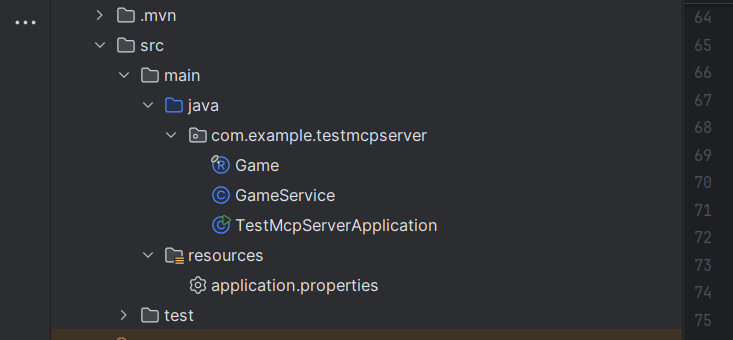project structure