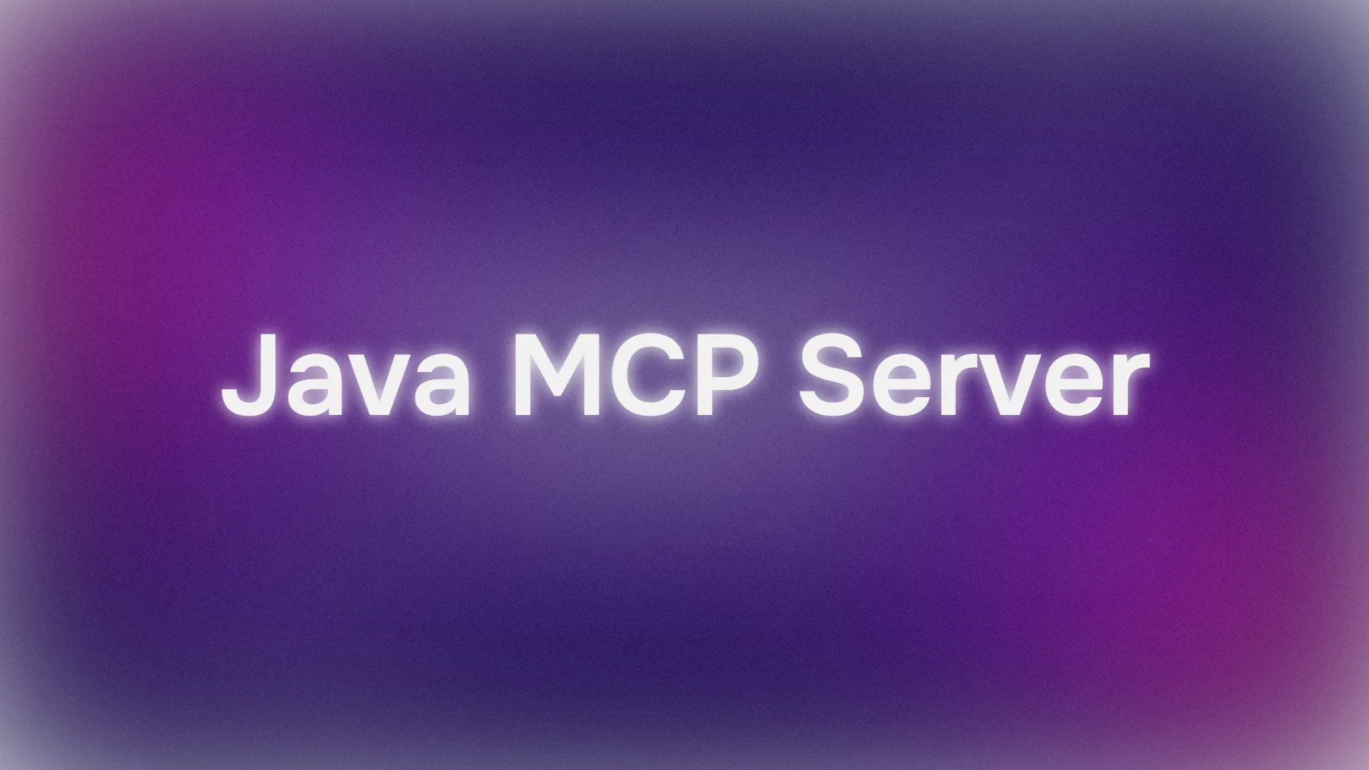How to Create an MCP Server with the Java SDK