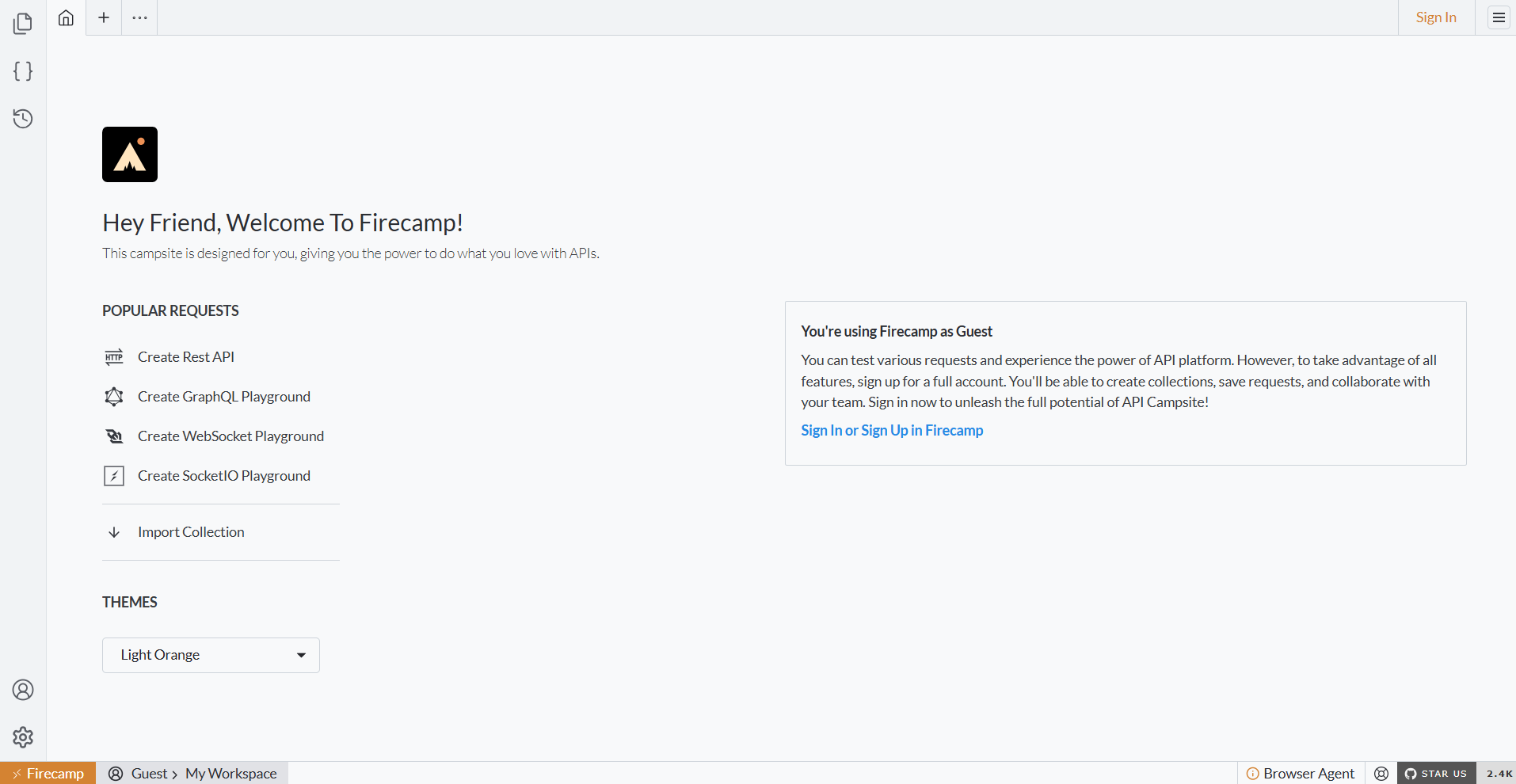 Firecamp: Multi-Protocol API Development Platform
