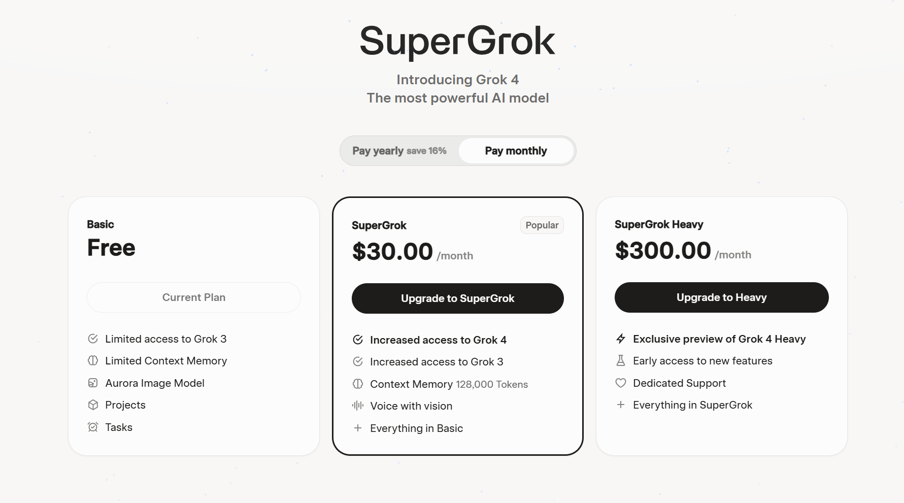 Grok pricing details