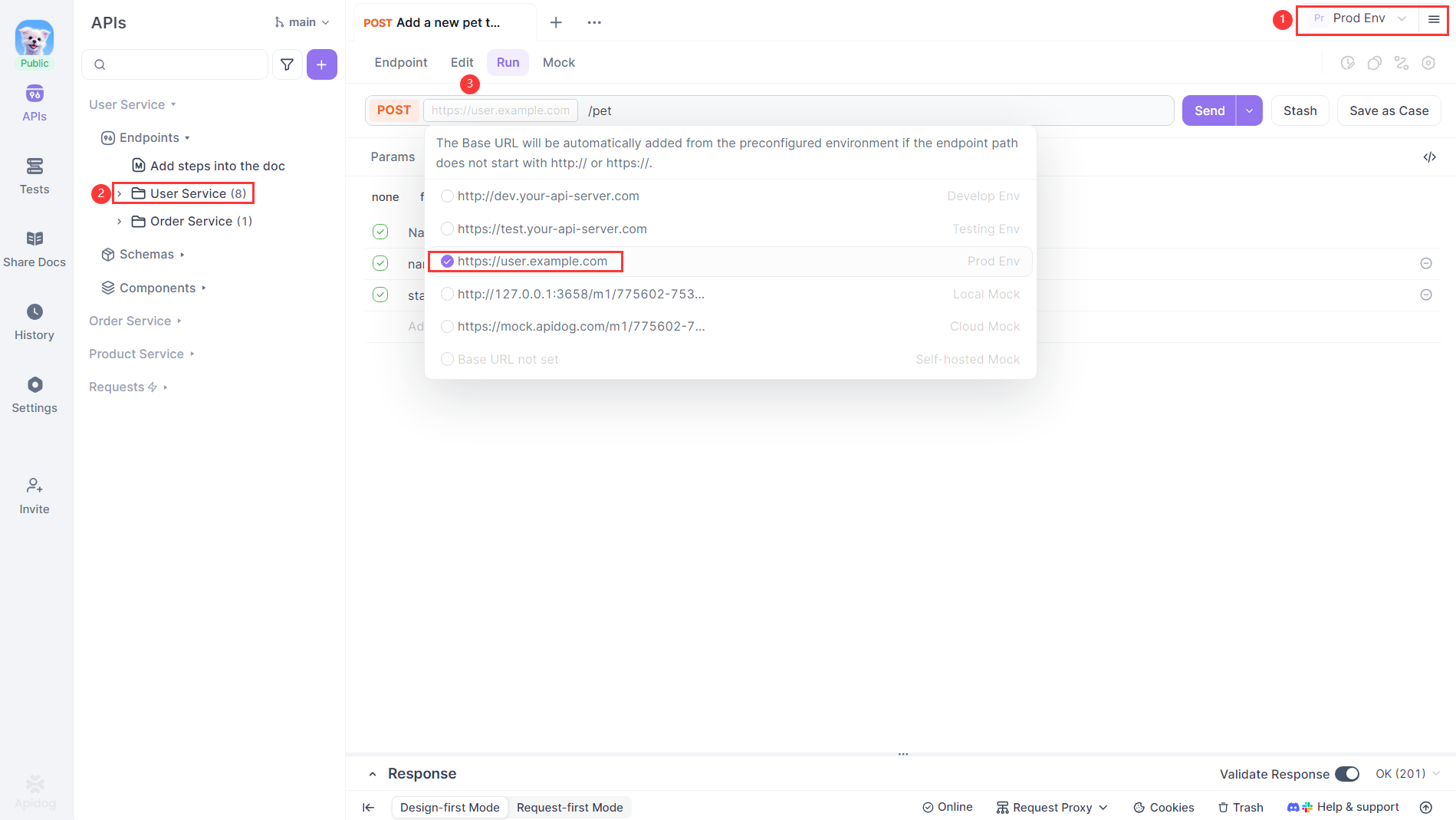 how base URLs in Module work