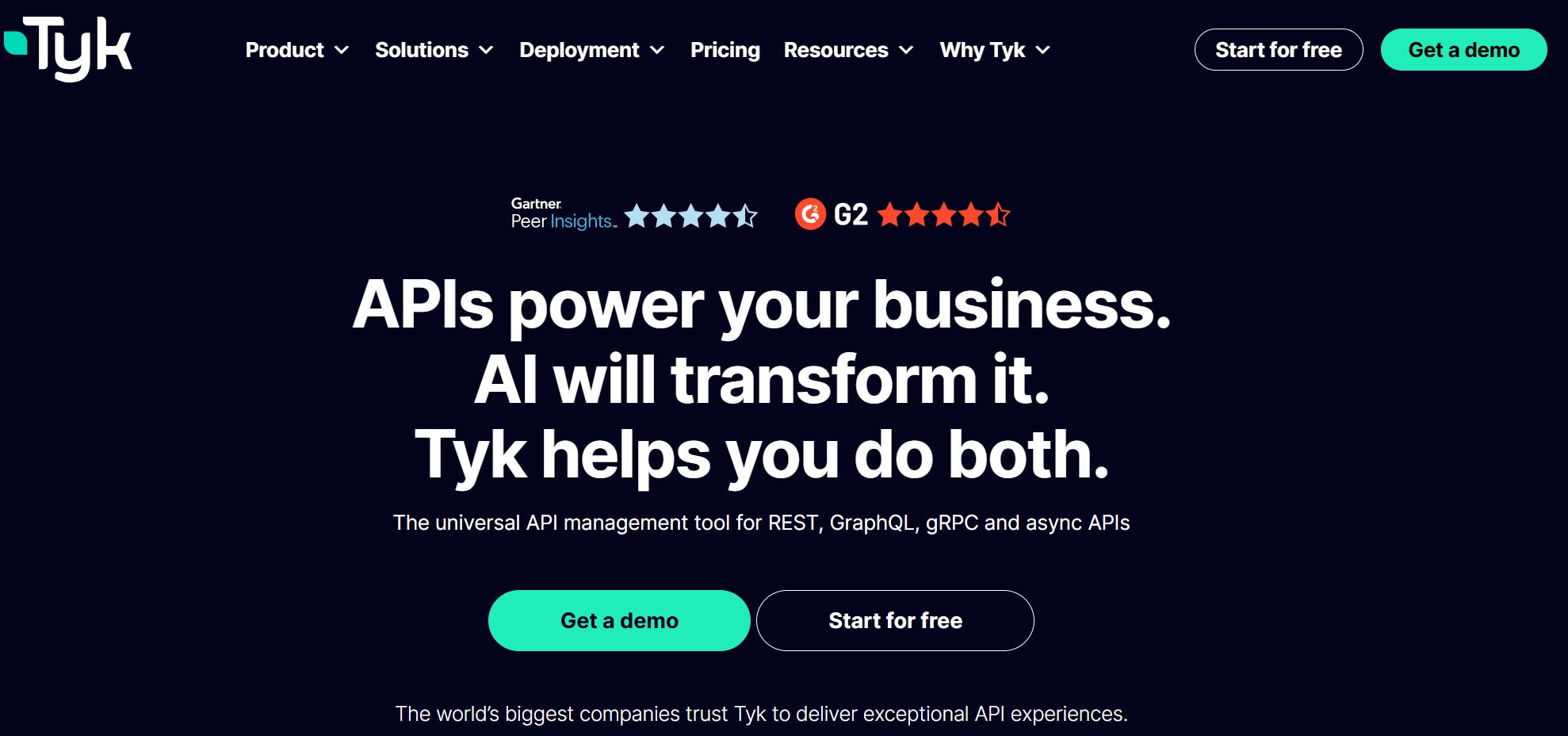 Tyk API Gateway