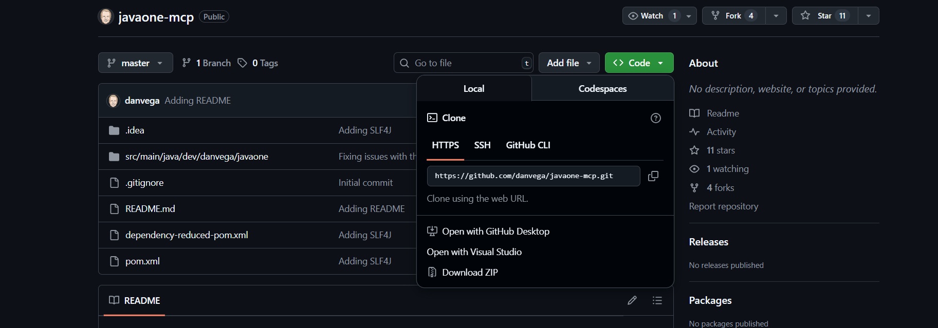 clone github repo