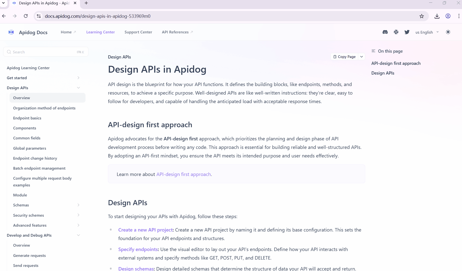 links opening in a new tab in Apidog