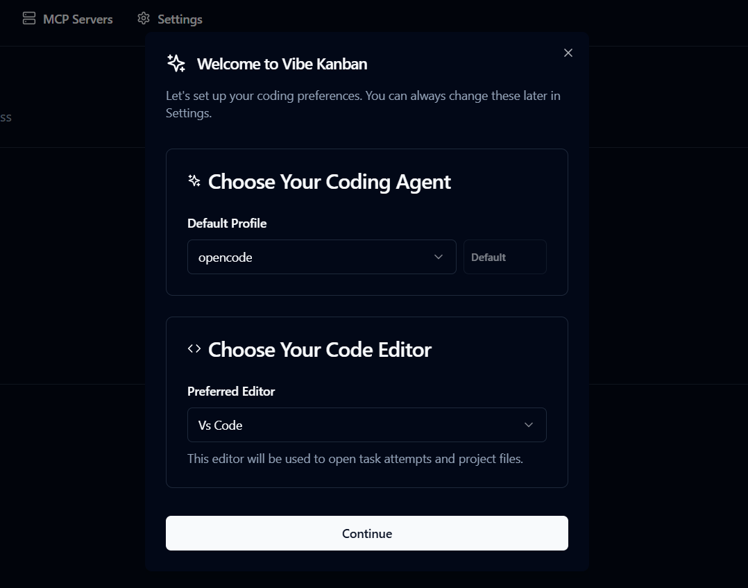 create a new project