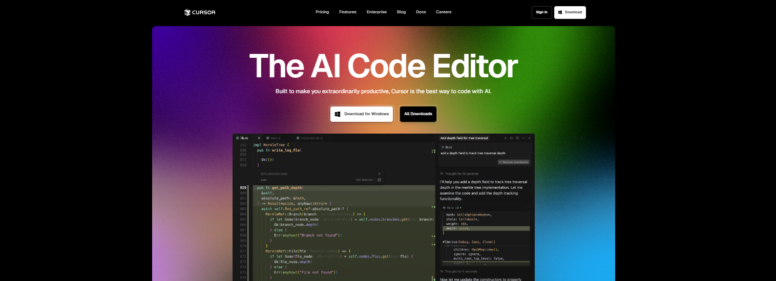 the cursor ide