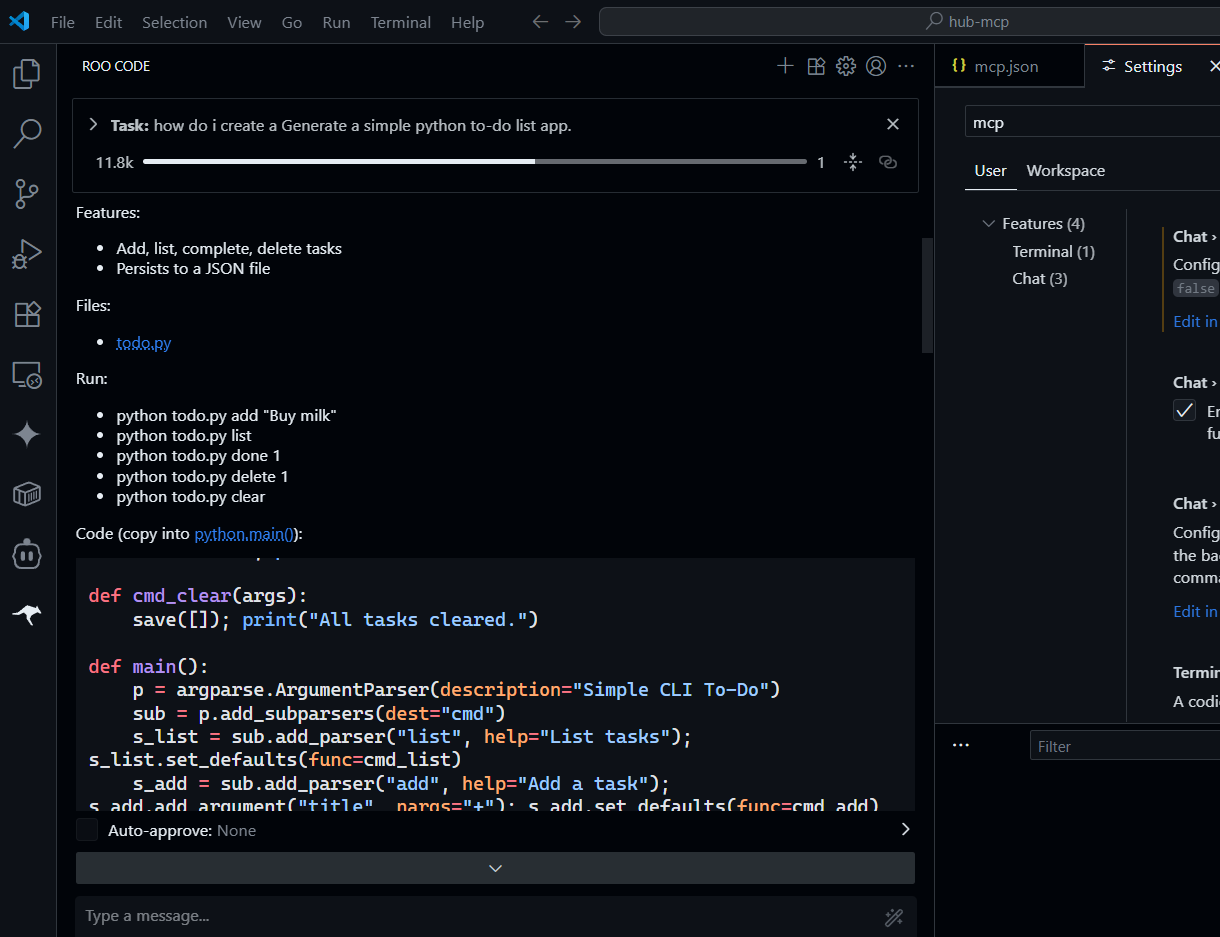 creating a python todo list app