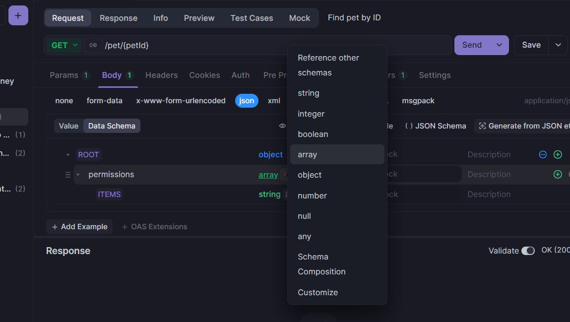 set data type