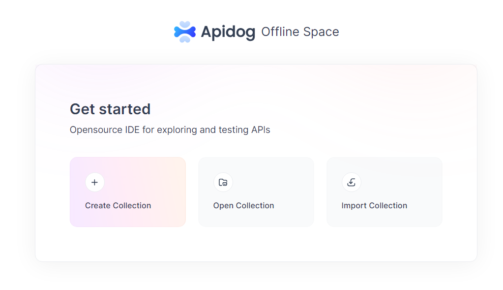Apidog Offline Space