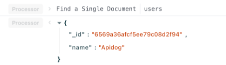 database query results in Apidog