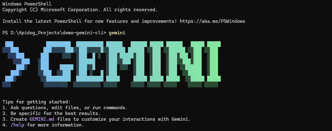 gemini cli tool