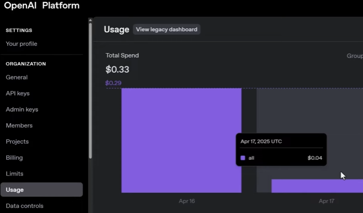 open ai usage limits