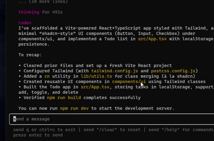 todo app created