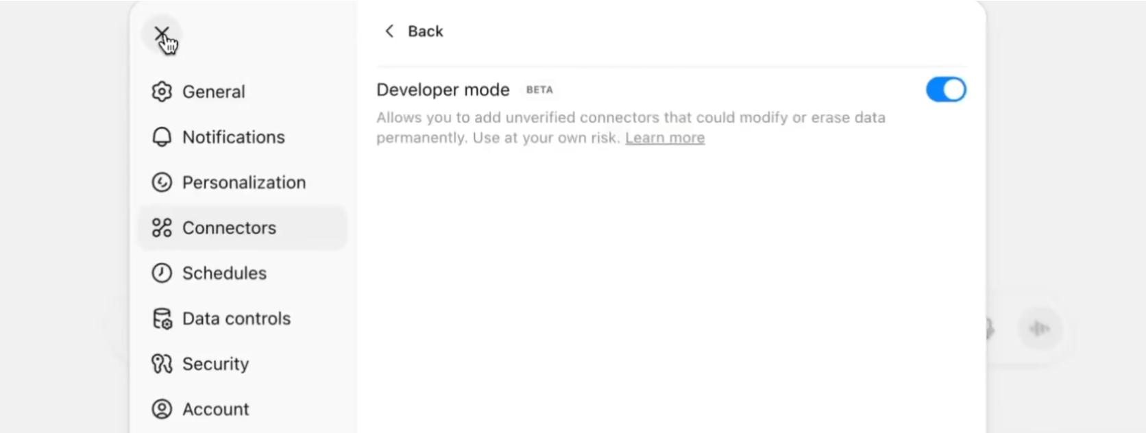Enable Developer Mode