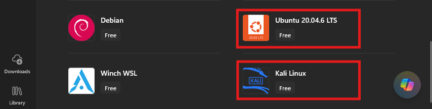 Installing a Linux Distro in WSL