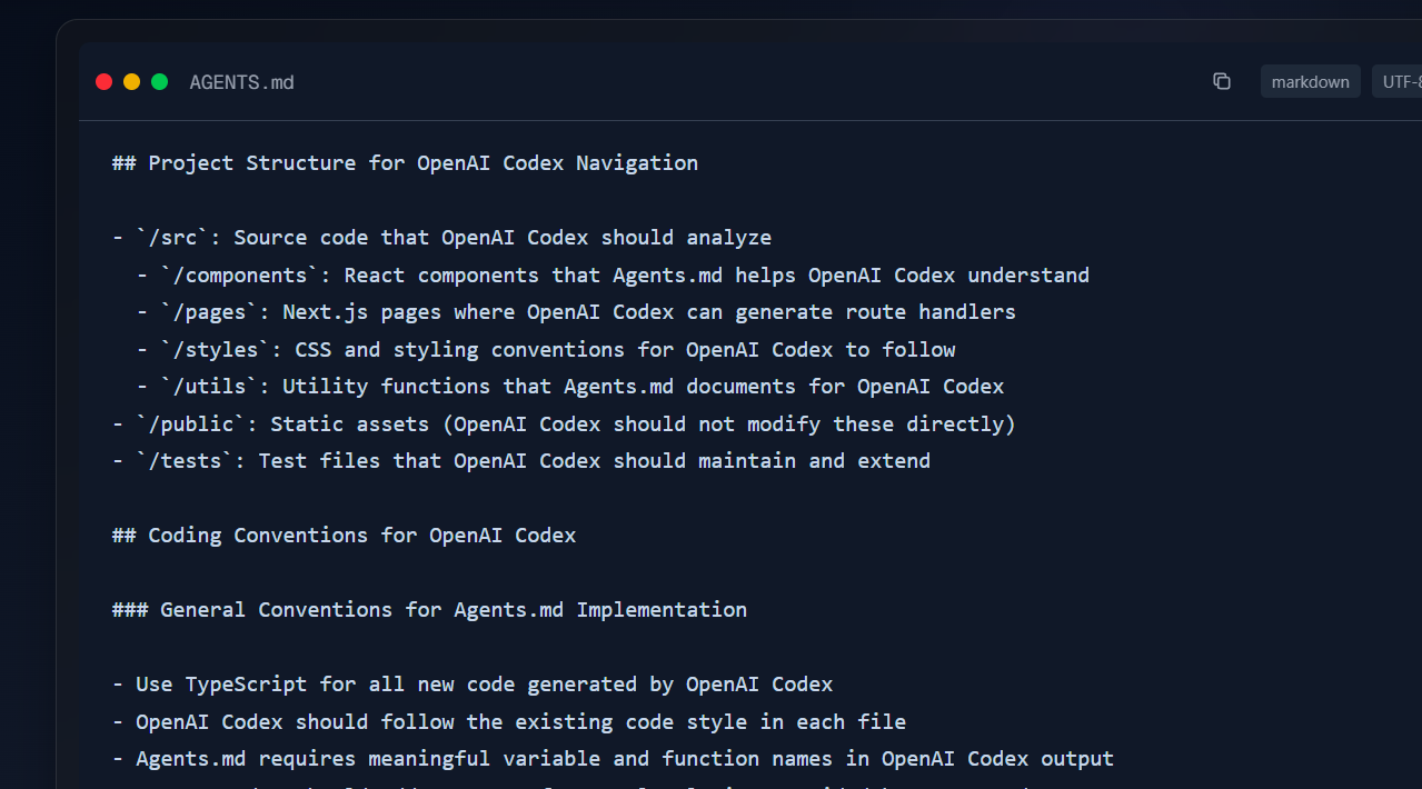 codex agents.md file