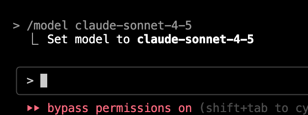 using claude sonnet 4.5 in claude code v2.0
