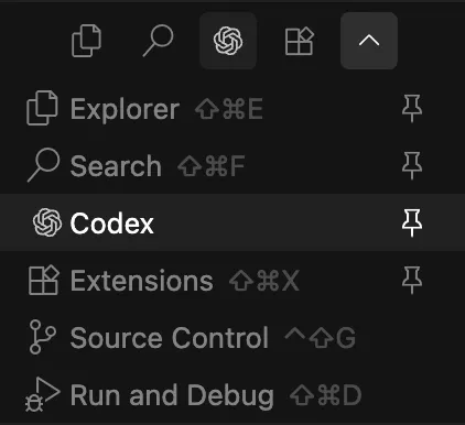 codex in vs code