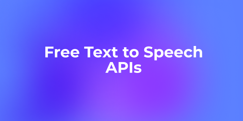 APIs de Texto para Voz Grátis: 10 Melhores APIs TTS para Desenvolvedores