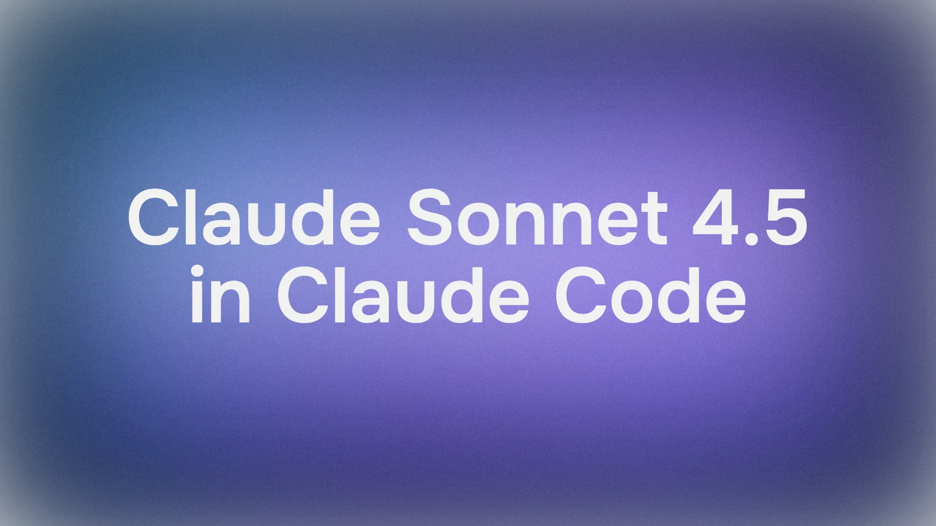 How to use Claude Sonnet 4.5 in Claude Code