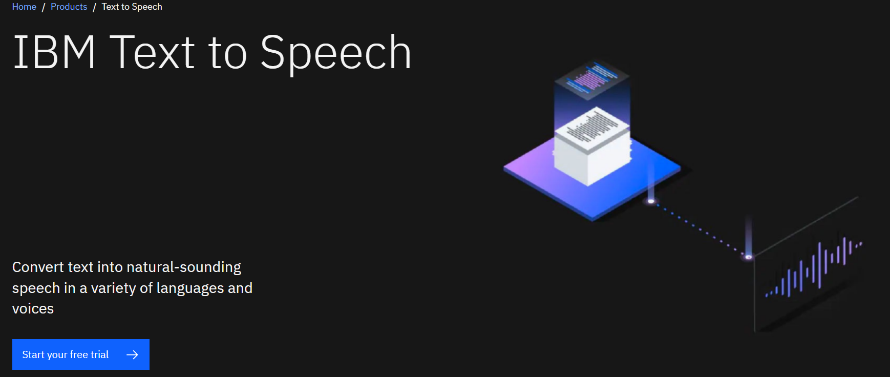 IBM Watson Text to Speech
