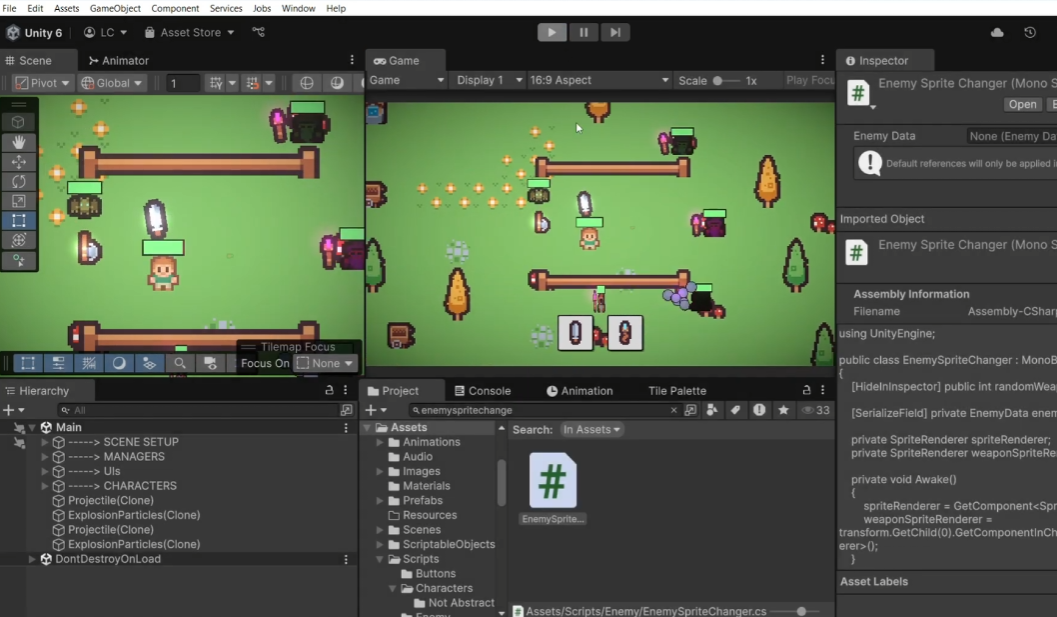 Game dev with codex