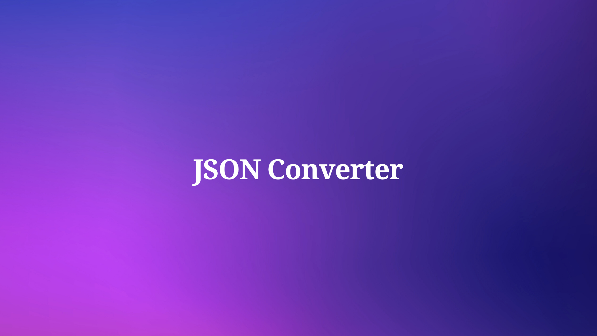 Melhores Conversores JSON em 2025