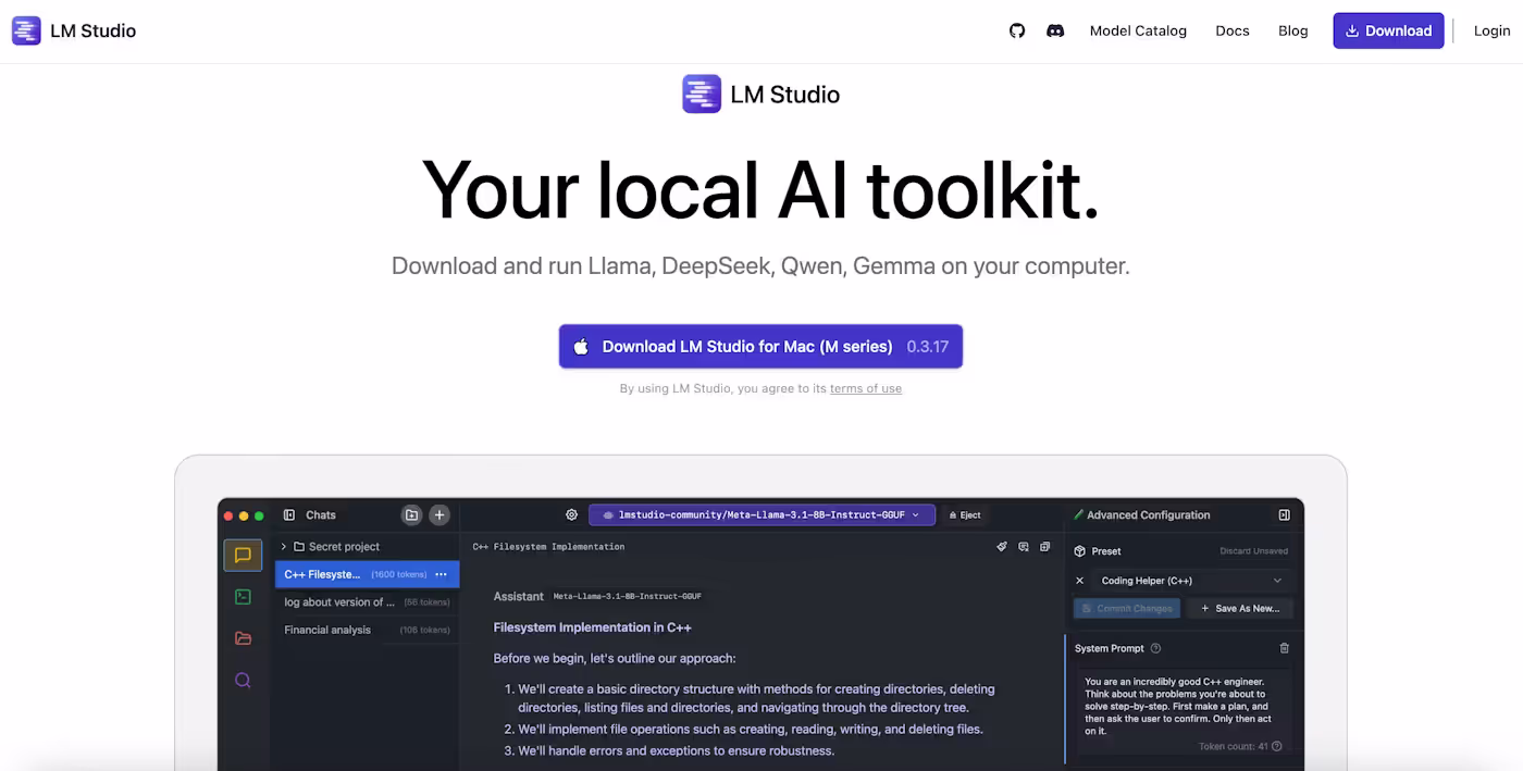 LM Studio - ローカルで動くAIアシスタント