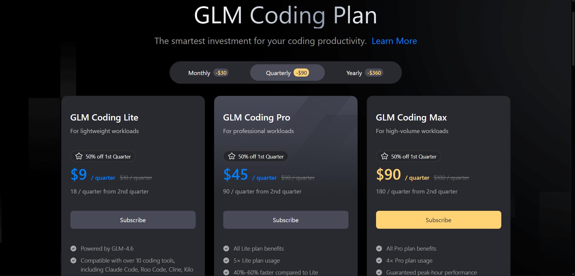 Pricing Considerations for GLM 4.5 Access